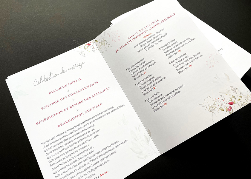 livret-mariage-eglise-célébration-messe