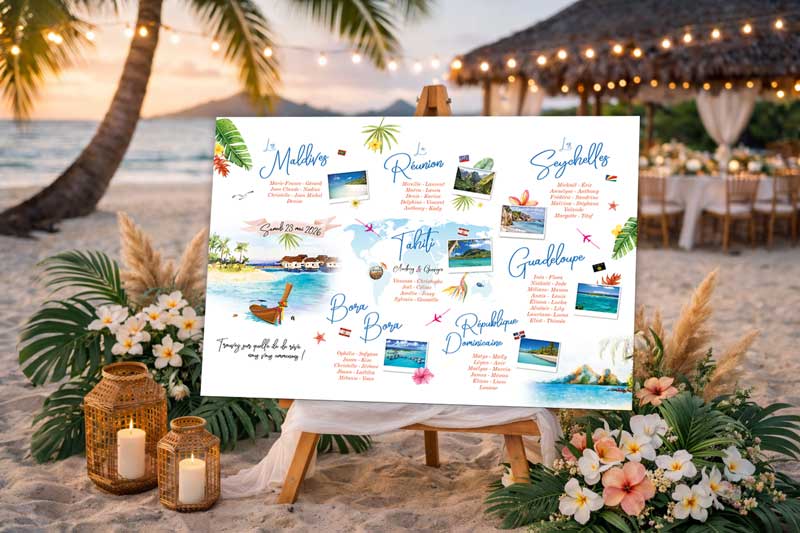 mariage-entree-theme-ile-accueil-aquerelle